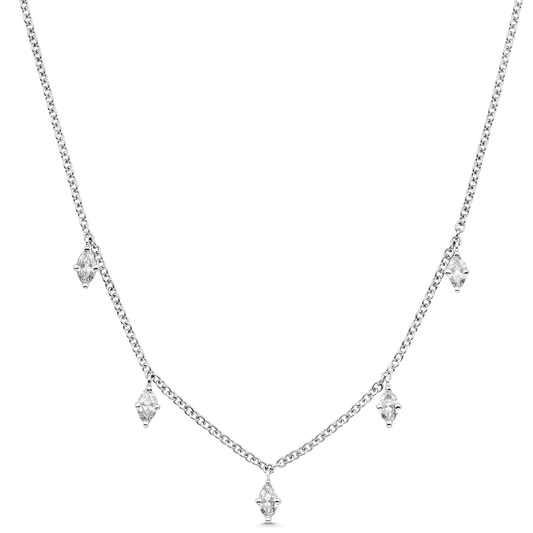 Dujour Marquise Diamond Necklace