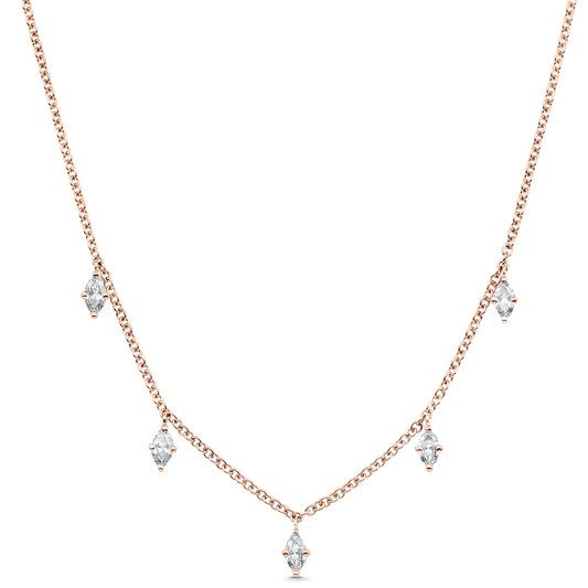 Dujour Marquise Diamond Necklace
