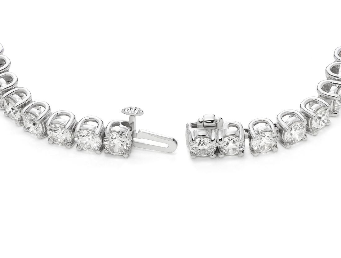 Lab-Grown Diamond Large Tennis Bracelet - G/H color, 7" length | White