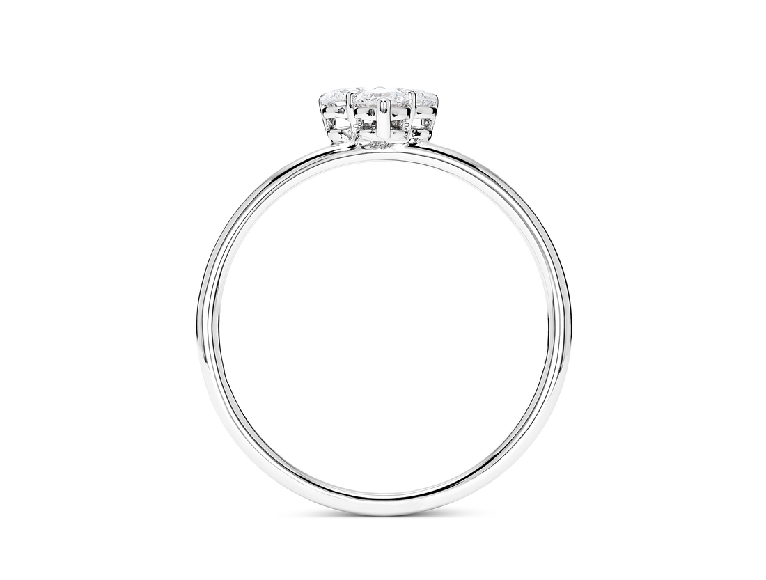 Lab-Grown Diamond ³⁄₁₀ct. tw. Mini Trio Round Brilliant Ring | White