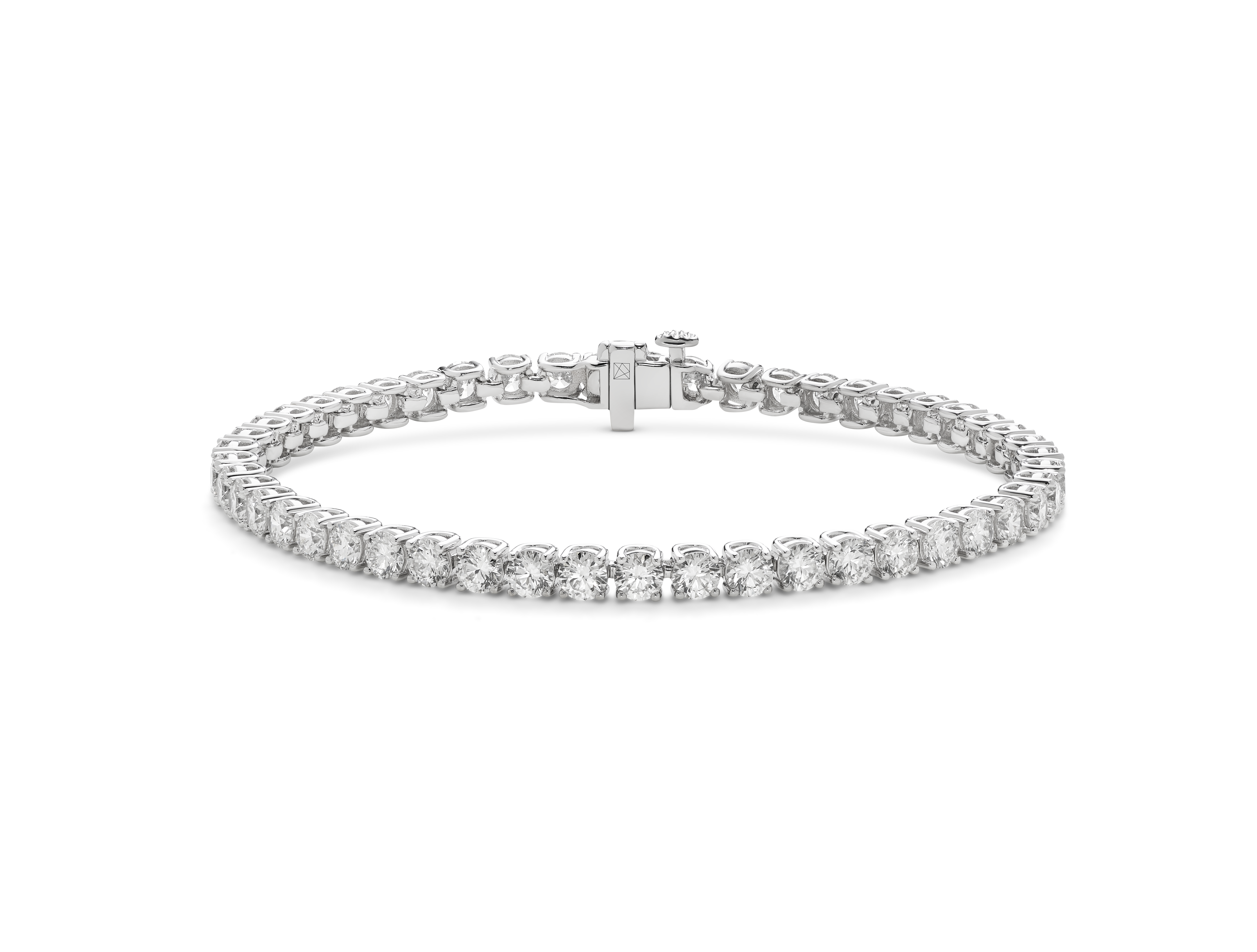 Lab-Grown Diamond Medium Tennis Bracelet - G/H color, 6.5" length | White