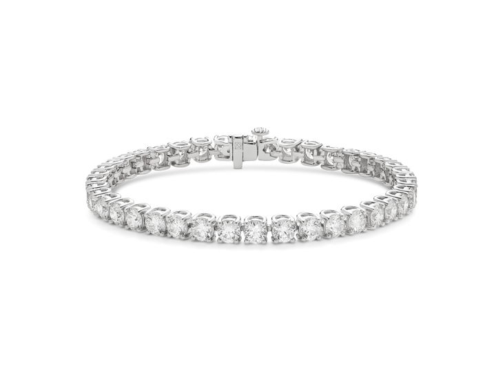 Lab-Grown Diamond Large Tennis Bracelet - G/H color, 6.5" length | White