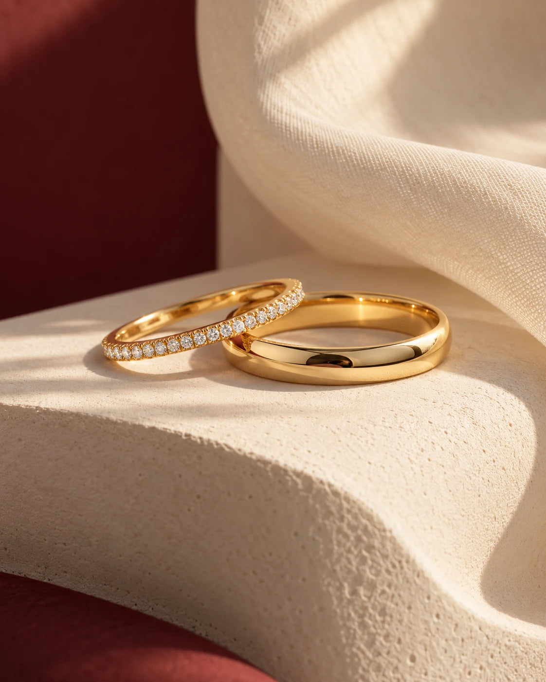 Editorial image of wedding bands
